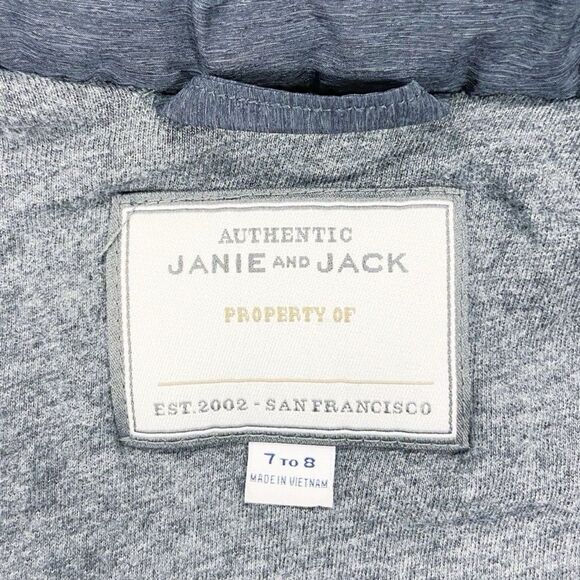 Janie and Jack Back to School Classic Puffer Vest Outerwear Fall/Winter Boys 7/8 - Picture 3 of 11